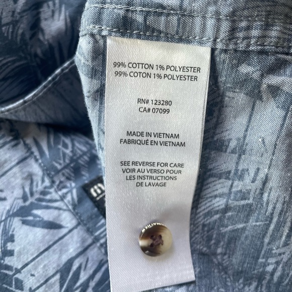 Travis Mathew Palm Leaf Button Down - Picture 4 of 5